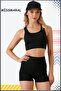 Black Sports Bra Light Support Padded Model Can Be Suited with Missmaral Leggings510003 - 6