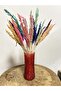 Colorful Bulgur Grass Bouquet - Shocked Dried Flowers - 2