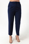Women's Navy Blue Plus Size Fabric Trousers - 2