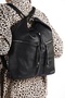 Women's Black Quality Leather Bag That Can Be Used as Arm, Shoulder and Back - 2