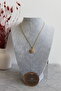Gold Zircon Windmill Steel Necklace - 4