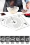 Set of 3 Silicone Dough Rolling Mat & Pizza Dough Pastry Cutter & Dough Cutting Spatula - 4