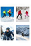 Black Fleece Neck Collar Beanie Windbreaker Motorcycle Students Ski Multi-Purpose in Cold Weather - 3