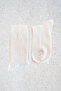 Ribbed Cotton Thick Medium Size 3-Piece Socks - 3