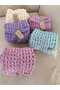 Scarf Puffy 100% Hand Knitted 200 * 22 Cm Ortagrey - 4