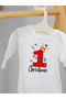 Long Sleeve 100% Cotton Baby Bodysuit with MY FIRST NEW YEAR Design