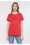 High Fives And Good Vibes Printed Red T-Shirt Slim Fit / Slim Fit 1611545-70469 - 3