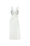 Beaded asymmetric flounce midi dress - 8