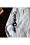سلسلة مفاتيح على شكل خنفساء في صندوق هدايا مطرز بعين الشر - 2