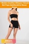 Premium Comfortable Women's Black Size 1 Slimming Seamless High-Waisted Butt-Shaping Boxer Corset.
