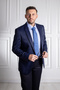 İnterview Sarar Combination Micro Pattern Navy Blue Suit - 4