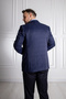 İnterview Sarar Combination Micro Pattern Navy Blue Suit - 9