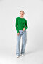 Women's Round Neck Plush Knitwear Sweater - 5
