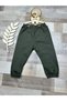 Khaki boys' elasticated casual trousers - 5