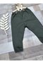 Khaki boys' elasticated casual trousers - 2