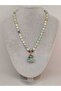 Amazonite Stone Knotted Unisex Design Necklace 8mm (45075) - 2