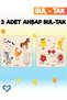 Educational 2 Pieces Find-Plug Toy Animals and Fruits