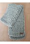Scarf Puffy 100% Hand Knitted 200 * 22 Cm Ortagrey