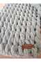 Scarf Puffy 100% Hand Knitted 200 * 22 Cm Ortagrey - 2