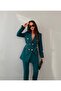 BUTTON DETAIL TYING JACKET TROUSERS SUIT