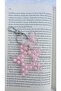 Butterfly Figured Beaded Star Keychain Bag Ornament (Pink) - 3