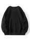 Sweatshirt without flat hood