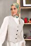 الأزهار منقوشة وشاح القطن الناعم المنك - 2