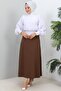 211 Mevlana Hijab Skirt Brown - 5