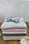 Colorful 50X90 cm 6 Pieces Velvet Towel and Dowry Set - 5