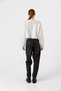 Women's Standard Gray Leaf Ripped Detailed Knitwear Sweater - 6