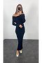 Women's Madonna Collar Knitwear Dress