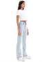 Women's Snow Denim Color Flare Fit Flare Leg High Waist Jean - 2