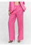 Satin line detailed pants