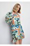 Asymmetrical Pleated Dress - 8