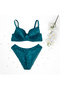 Women's Lace, Padded, Underwire Bra Set