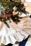 Christmas Pine Tree Cover with Ruffles 90 cm - 2