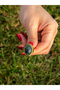 Natural Stone Labradorite Natural Rhinestone Adjustable Women's Ring - 3