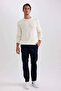 A8458Ax/Er100 Defacto Men's Sweater Ecru - 2
