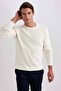 A8458Ax/Er100 Defacto Men's Sweater Ecru - 3