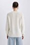 H6905Az/Er103 Defacto Women's Sweater Ecru - 6