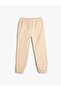 4WMG40133AK Koton Baby Girl Tracksuit Bottom BEIGE
