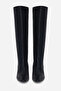 Navy Blue Women's Boots - 3