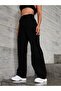Black Cargo Pocket High Waist Wide Leg Jeans Jeans - 4
