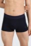 مجموعة من 3 قطع من Boxer Trunk Neo-gracia - أزرق داكن، أخضر داكن، أحمر - 2