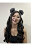 Puffy Knitted Winter Beanie Bandana with Cat and Bear Ears - 6