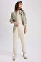 S2790Az/Bg360 Women's Canvas Trousers Beıge - 2
