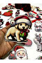 Wooden Christmas Pine Tree Ornaments 20 pcs set decoration christmas ornament printed - 8