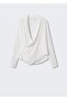 Drape duplasoros galléros blúz - 3