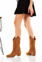 7020 Women's Suede Embroidered Western Cowboy Boots - 2