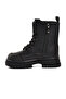 Black Girl's Boots with Fleece Inside - 7